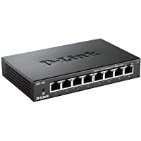 D-Link DES-108 – Switch de Red con 8 Puertos LAN Fast Ethernet 10-100 Mbps RJ-45- no gestionable Layer 2- Carcasa…